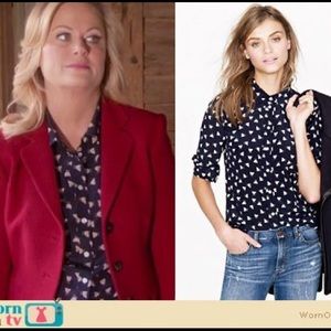 J Crew French Hen Blouse